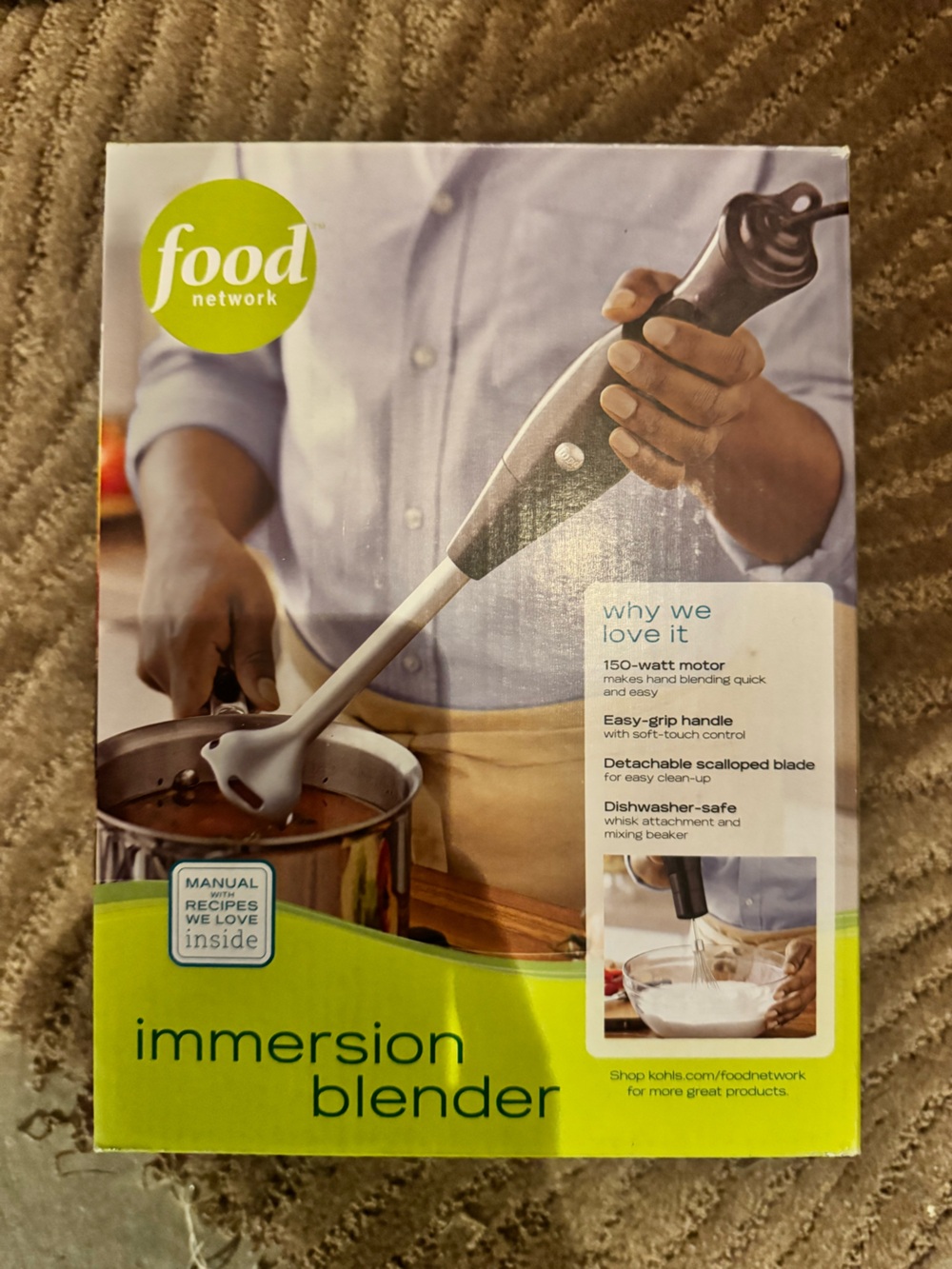Food Network Immersion Blender - NEW